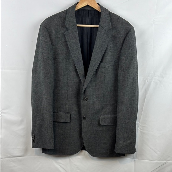 Hugo Boss The Crowley Jacket Wool Cashmere Men's Gray Sport Coat Blazer Size 38R - Picture 3 of 12